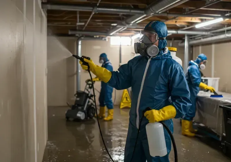 Basement Sanitization and Antimicrobial Treatment process in Pocahontas, AR